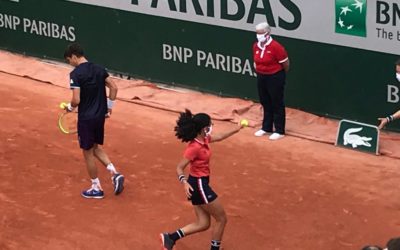 Bathilde, ramasseuse de balles à Roland-Garros